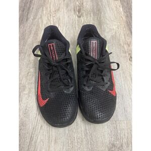 Nike Metcon 6 Women Training‎ Shoes Black Red Volt Gym Fitness Size 9M